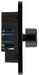 BG Evolve PCDSB81B 2-Way Trailing Edge LED 200W Single Dimmer Switch Push On/Off - Satin Brass (Black) - westbasedirect.com