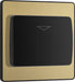 BG Evolve PCDSBKYCSB 20A 16A Hotel Key Card Switch - Satin Brass (Black) - westbasedirect.com