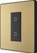 BG Evolve PCDSBTDS1B 2-Way Secondary 200W Single Touch Dimmer Switch - Satin Brass (Black) - westbasedirect.com