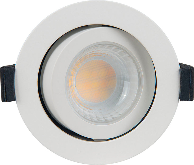 Luceco PTA6WCCT FType Elite 4W/6W 750Lm Power Change & 4 Colour CCT 2700K/3000K/4000K/6000K Dimmable IP65 White - Adjustable