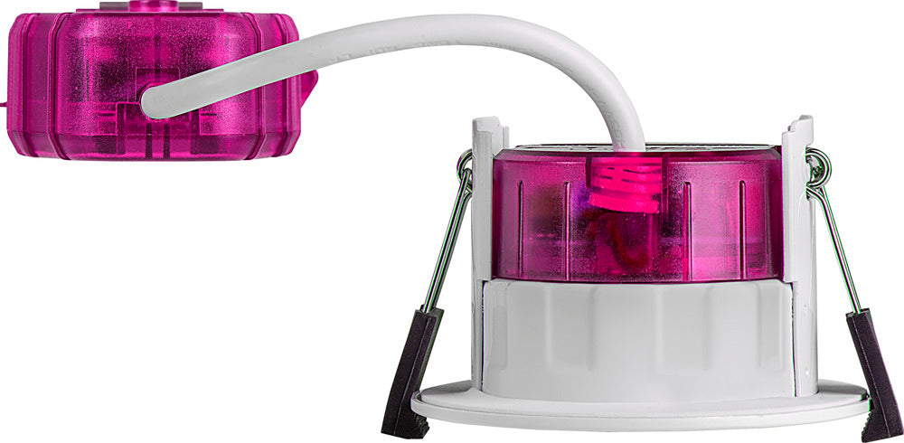 Luceco PTF6WCCT FType Elite 4W/6W 750Lm Power Change & 4 Colour CCT 2700K/3000K/4000K/6000K Dimmable IP65 White - Flat