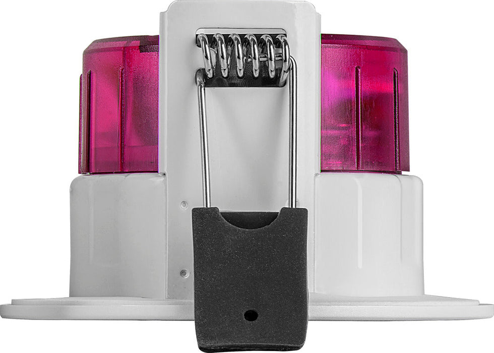 Luceco PTF6WD2W FType Elite 4W/6W 690Lm Power Change & CCT Change 3000K/4000K Dim2Warm Dimmable IP65 White - Flat (10 Pack)