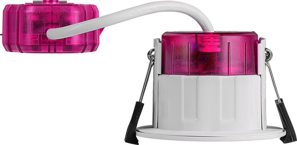 Luceco PTR6WCCT FType Elite 4W/6W 750Lm Power Change & 4 Colour CCT 2700K/3000K/4000K/6000K Dimmable IP65 White - Regressed (6 Pack)