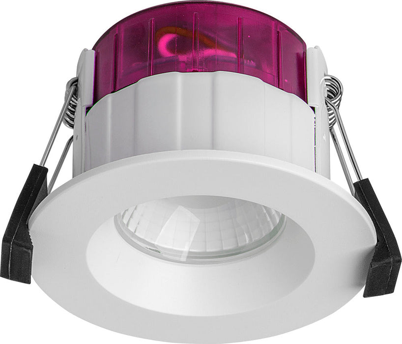 Luceco PTF6WCCT FType Elite 4W/6W 750Lm Power Change & 4 Colour CCT 2700K/3000K/4000K/6000K Dimmable IP65 White - Flat