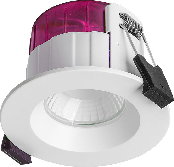 Luceco PTF6WCCT FType Elite 4W/6W 750Lm Power Change & 4 Colour CCT 2700K/3000K/4000K/6000K Dimmable IP65 White - Flat