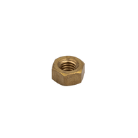 Unicrimp QBFHN6 M6 Brass Hexagon Nut (100 Pack)