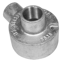 Unicrimp QBO125G 25mm 1W Galvanised Back Outlet Terminal