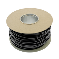 Unicrimp QES2BK 100M x 2mm PVC Earth Sleeving - Black