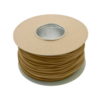 Unicrimp QES2BR 100M x 2mm PVC Sleeving - Brown