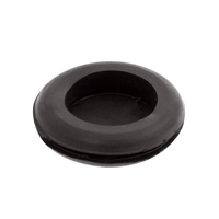 Unicrimp QGROM20CLOSED 20mm Closed Cable Grommets - Black (100 Pack)