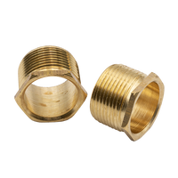 Unicrimp QMLB25 25mm Long Pattern Brass Male Bush