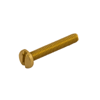 Unicrimp QMS4-10B M4x10mm Pozi Panhead Brass Machine Screw (Sold in 1's)