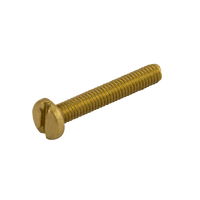 Unicrimp QMS4-16B M4x16mm Pozi Panhead Brass Machine Screw (Sold in 1's)