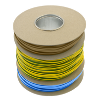 Unicrimp QMXS1 100M x 2mm PVC Multi-Reel Mixed Sleeving - 20M Blue, 20M Brown & 60M Green/Yellow