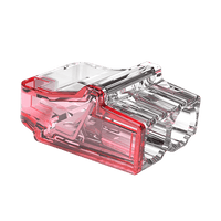 Unicrimp QP2242R2 24A 450V 2 Port Push-In Wire Connector Red (Pack 100)