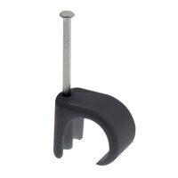 Unicrimp QRC17 22-26mm Black Round Clips (Pack 50)