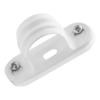 Unicrimp QSBS20W 20mm Metal Saddle Bar Spacer White (Pack 10)