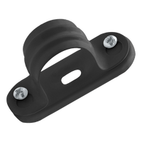Unicrimp QSBS25B 25mm Metal Saddle Bar Spacer Black (Pack 10)