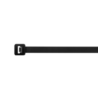 Unicrimp QTB160S Black 160mm x 4.8mm Cable Tie (Pack 100)