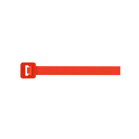 Unicrimp QTR200S Red 200mm x 4.8mm Cable Tie (Pack 100)
