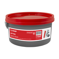 Unicrimp QTT10Q Trade Tub - 100 x 20mm Open Quick Fit Grommets, 400 x Red Wall Plugs & 400 x 8 x 1.5” CSK Screws