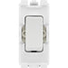 BG R14 Nexus Grid 20A SP 2-Way Retractive (PRESS) - White - westbasedirect.com