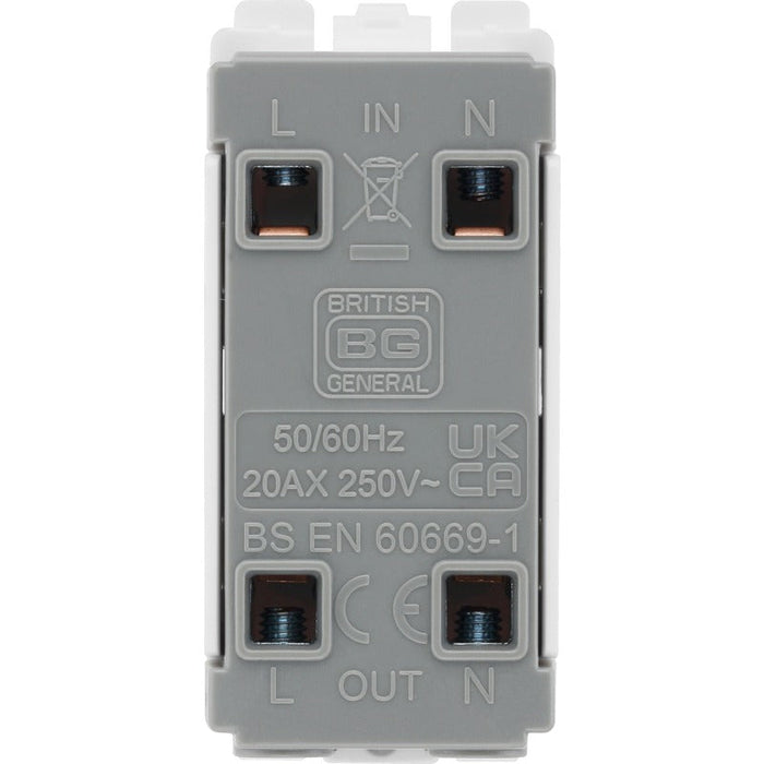 BG R30KY Nexus Grid 20A Secret Key DP - White - westbasedirect.com