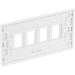 BG R84 White Moulded 4G Grid Front Plate - White - westbasedirect.com