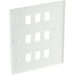 BG R89 White Moulded 9G Grid Front Plate - White - westbasedirect.com