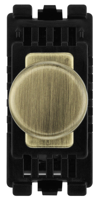 BG RABDLT Nexus Grid 2-Way Intelligent Dual Mode Dimmer Module - Antique Brass - westbasedirect.com