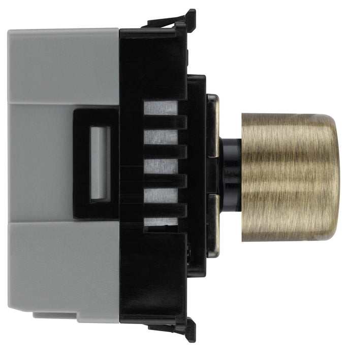 BG RABDLT Nexus Grid 2-Way Intelligent Dual Mode Dimmer Module - Antique Brass - westbasedirect.com