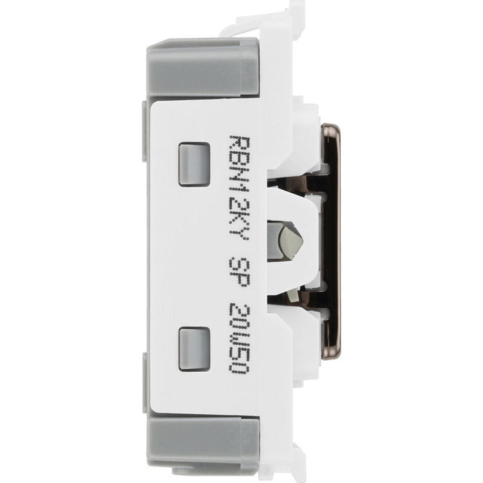 BG RBN12KY Nexus Grid 20A Secret Key SP 2-Way - Black Nickel - westbasedirect.com