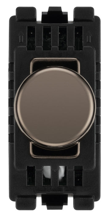 BG RBNDLT Nexus Grid 2-Way Intelligent Dual Mode Dimmer Module - Black Nickel - westbasedirect.com