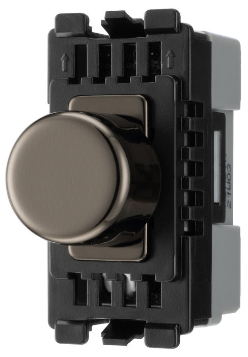 BG RBNDLT Nexus Grid 2-Way Intelligent Dual Mode Dimmer Module - Black Nickel - westbasedirect.com