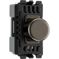 BG RBNDTR Nexus Grid Dimmer 2-Way 200W Trailing Edge - Black Nickel