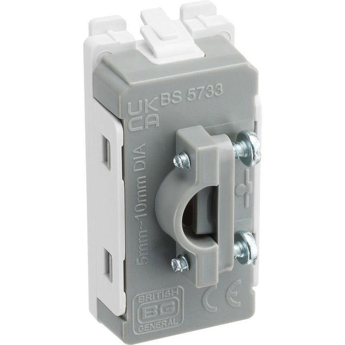 BG RBNFLEX Nexus Grid Flex Outlet (up to 10mm) - Black Nickel - westbasedirect.com