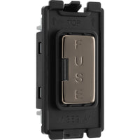 BG RBNFUSE Nexus Grid Fuse Holder - Black Nickel