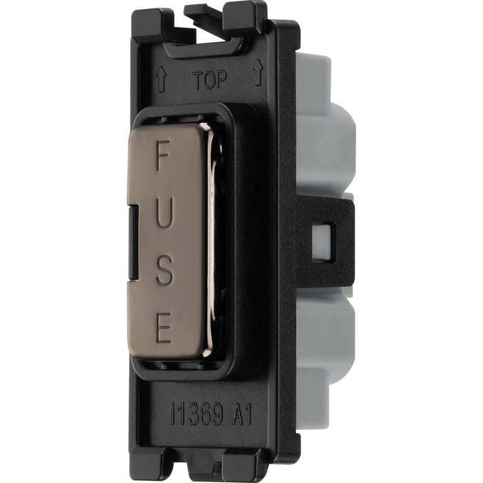 BG RBNFUSE Nexus Grid Fuse Holder - Black Nickel - westbasedirect.com