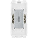 BG RBS12KY Nexus Grid 20A Secret Key SP 2-Way - Brushed Steel - westbasedirect.com