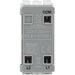 BG RBS12C Nexus Grid 20A SP 2-Way Centre Off - Brushed Steel - westbasedirect.com