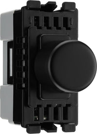 BG RFBDTR Nexus Grid Dimmer 2-Way 200W Trailing Edge - Matt Black