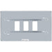 BG RFPC3 Flatplate Screwless 3G Grid Front Plate - Polished Chrome - westbasedirect.com