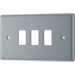 BG RMC3 Metal Clad 3G Grid Front Plate - westbasedirect.com