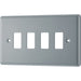 BG RMC4 Metal Clad 4G Grid Front Plate - westbasedirect.com