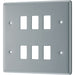 BG RMC6 Metal Clad 6G Grid Front Plate - westbasedirect.com