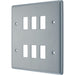 BG RMC6 Metal Clad 6G Grid Front Plate - westbasedirect.com