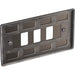 BG RNBN3 Nexus Metal 3G Grid Front Plate - Black Nickel - westbasedirect.com