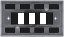 BG RNFB3 Nexus Metal 3G Grid Front Plate - Matt Black - westbasedirect.com