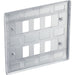 BG RNPC6 Nexus Metal 6G Grid Front Plate - Polished Chrome - westbasedirect.com