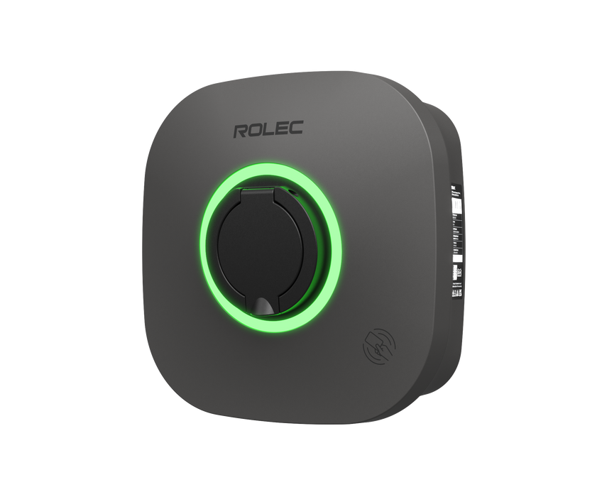 Rolec ROLEC5011 Evo Intelligent Smart EV Charger - up to 7.4kW Universal Socket - Daytona Grey - westbasedirect.com